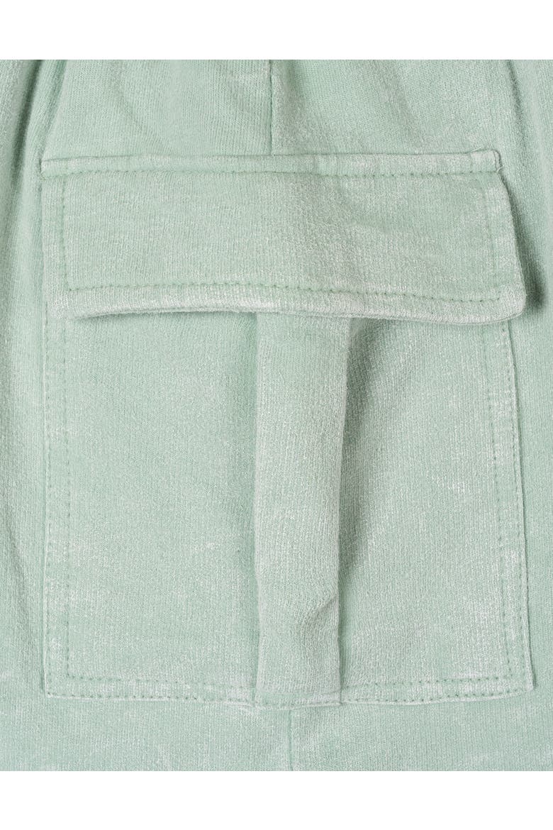 The Mandalorian Grogu 2-Piece Mineral Wash T-Shirt and Skort Set, Alternate, color, Grogu Sage Green