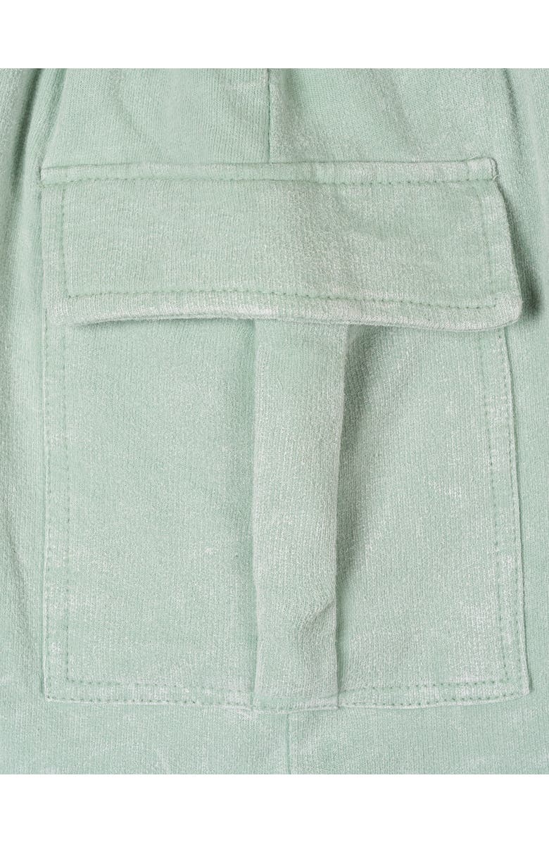 Star Wars The Mandalorian Grogu 2-Piece Mineral Wash T-Shirt and Skort Set, Alternate, color, Grogu Sage Green