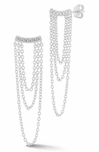 Draped Chain Earrings