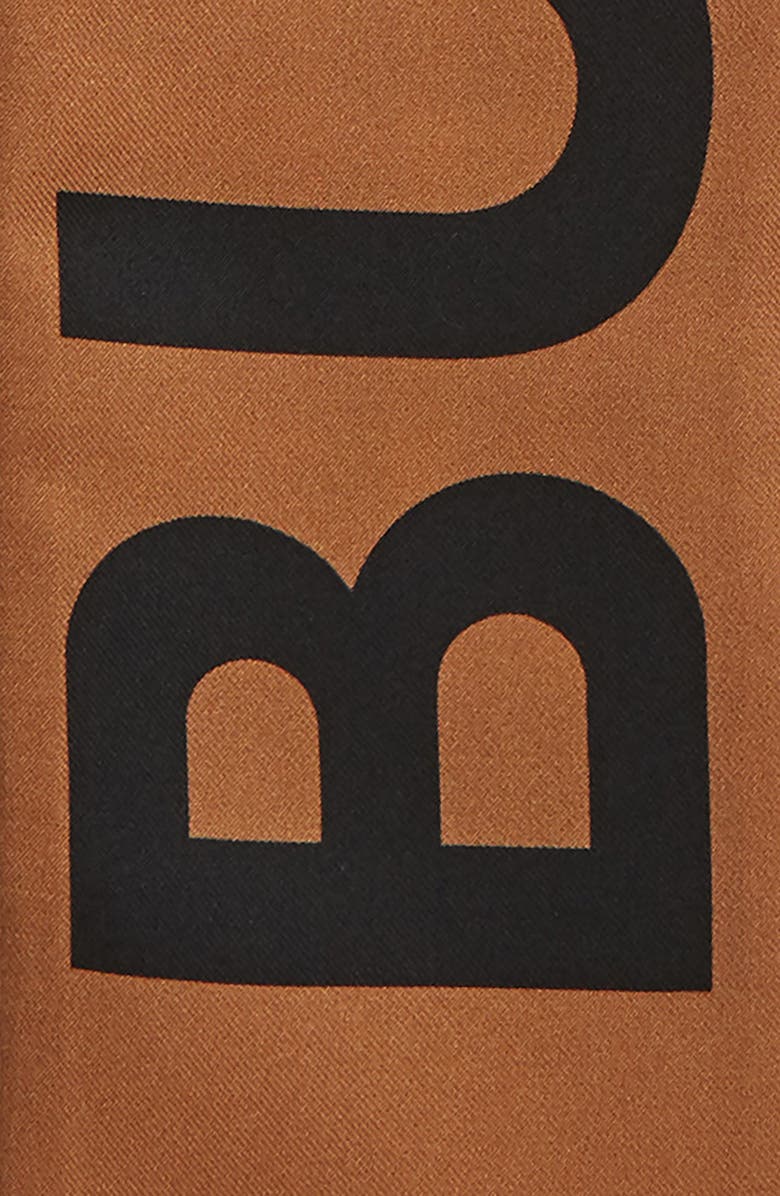 Burberry Vintage Check Mulberry Silk Skinny Scarf, Alternate, color, 