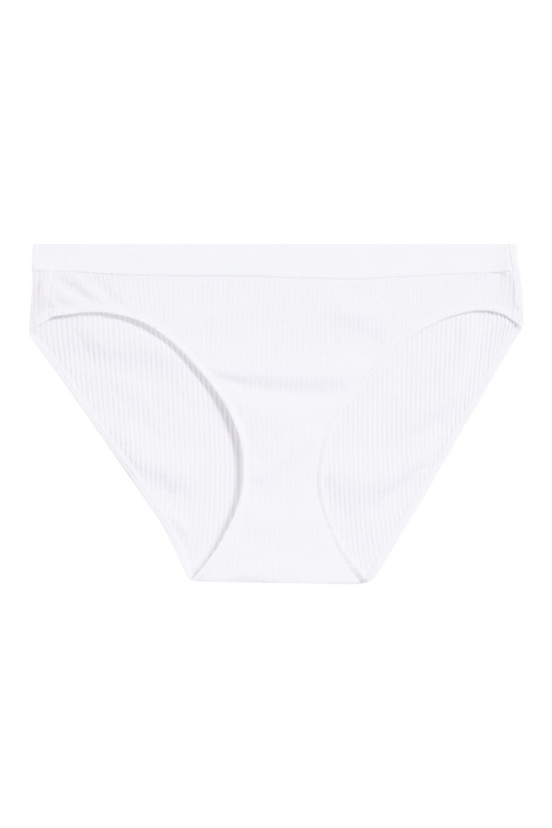 Cabana Rib Bikini, Alternate, color, WHITE