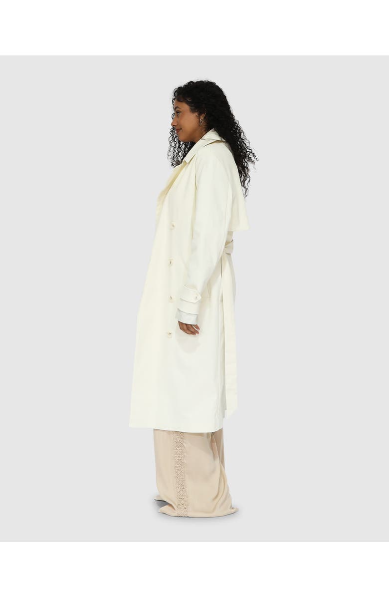 Belle & Bloom Empirical Trench Coat, Alternate, color, White