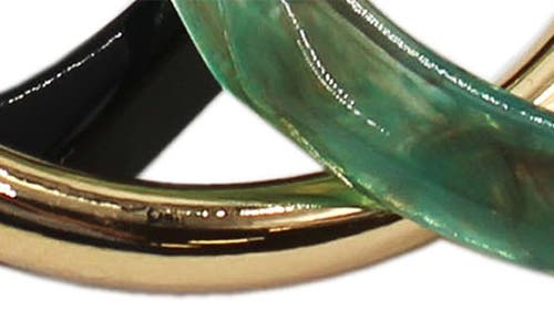 Panacea Set Of 3 Bangles In Green