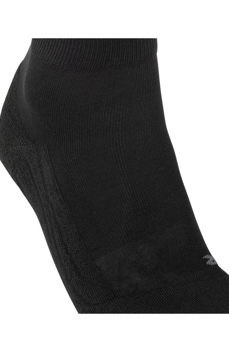 Falke GO2 High Ankle Golf Socks for Spiked Shoes, Alternate, color, Black