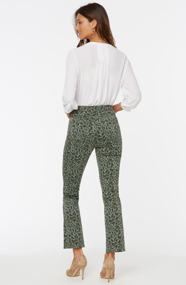 NYDJ Animal Print High Waist Slim Bootcut Jeans, Alternate, color,