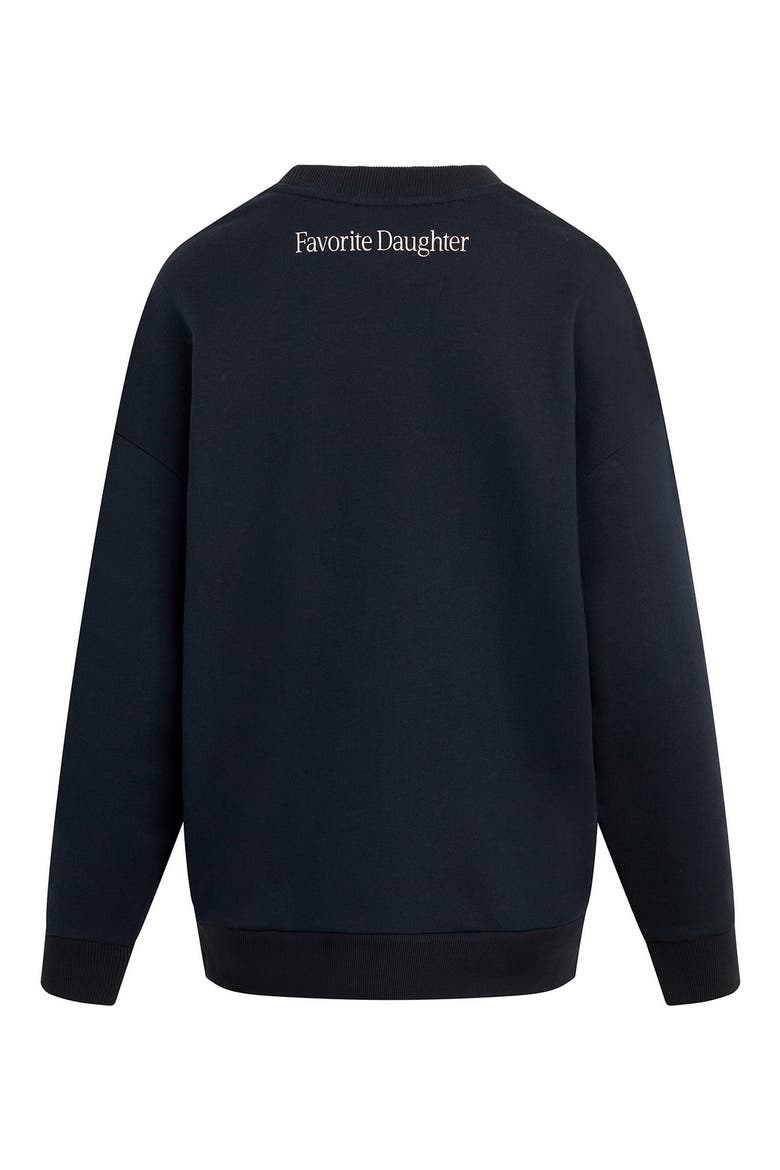 Favorite Teacher Sweatshirt, Alternate, color, NAVY