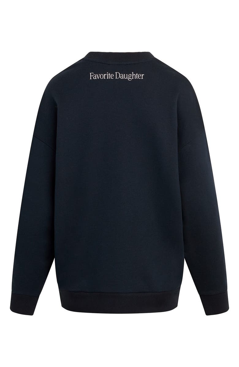 Favorite Daughter Favorite Teacher Sweatshirt, Alternate, color, Navy