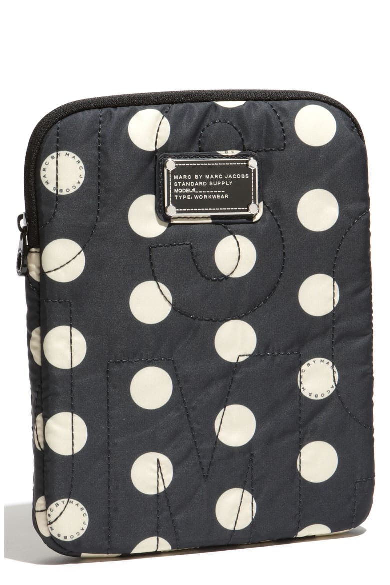 MARC BY MARC JACOBS 'Pretty Nylon' iPad Case, Main, color, HOT DOT BLACK