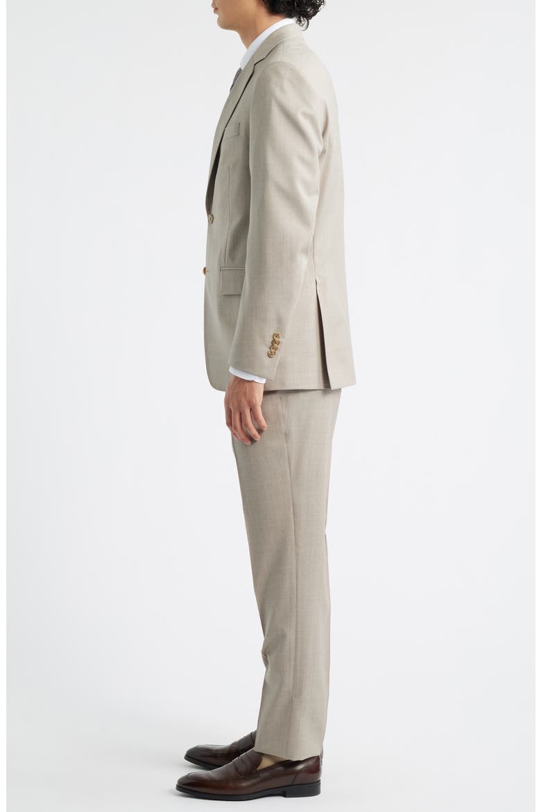 Flynn Classic Fit Tan Wool Suit, Alternate, color, TAN