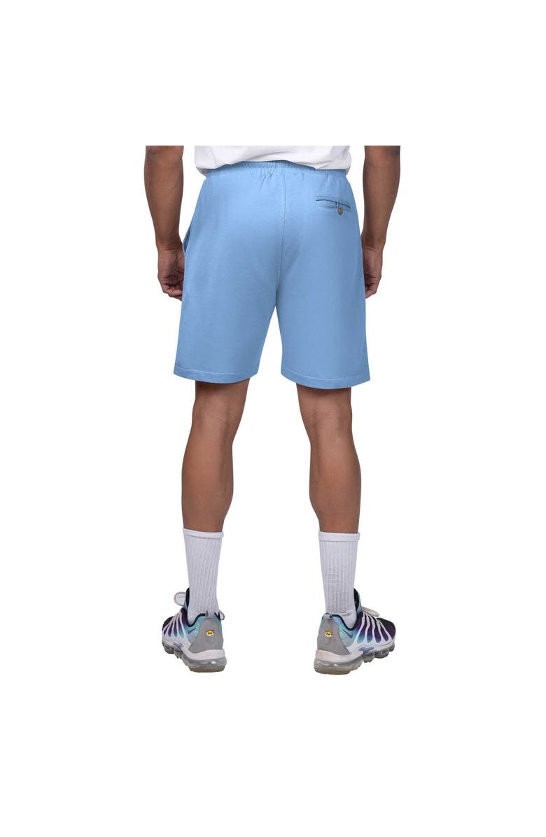 Margaritaville Men's Margaritaville Light Blue New York Yankees Peached French Terry Shorts, Alternate, color, Light Blue