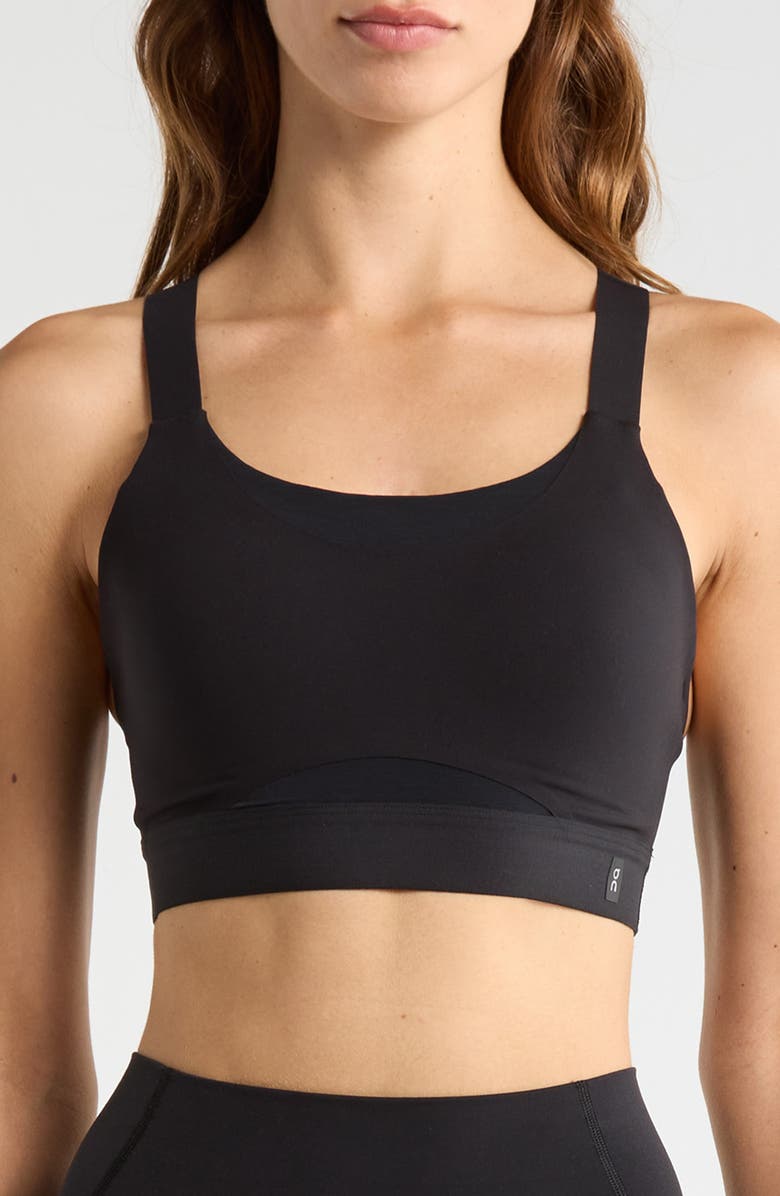 On Performance Sports Bra, Main, color, Black