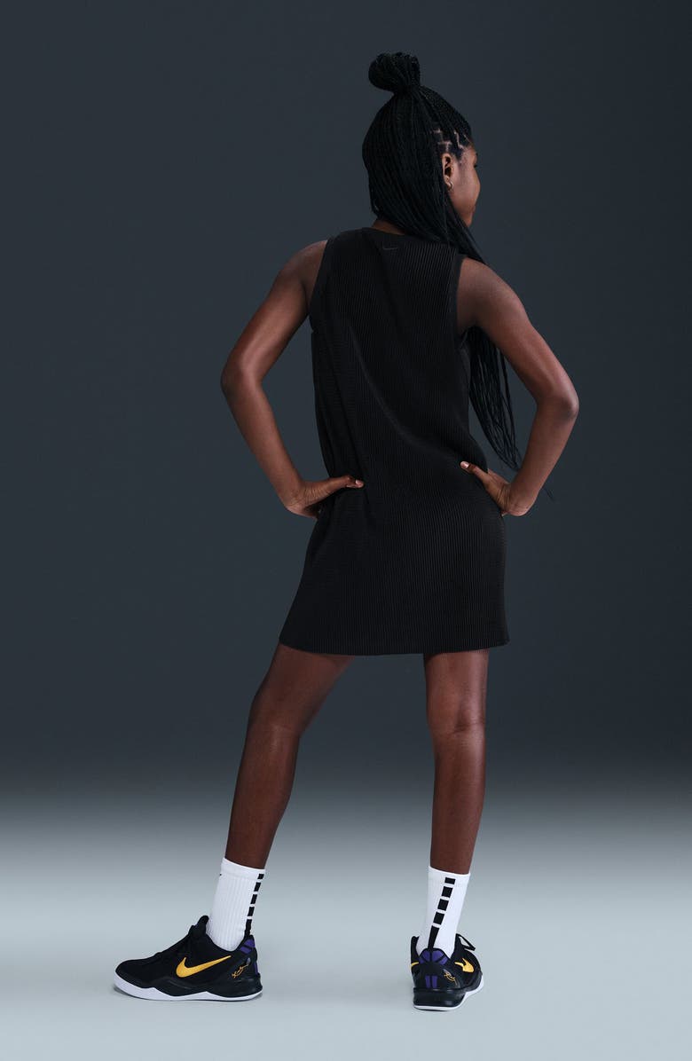 Nike Kids' Kobe Pleated Dress, Alternate, color, Black/ White