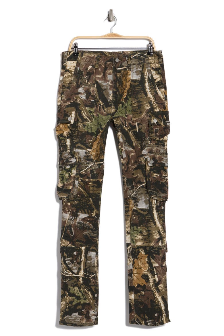 Camo Print Straight Leg Jeans, Alternate, color, HUNTER CAMO