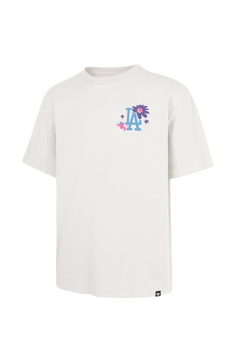 '47 Men's '47 Cream Los Angeles Dodgers Flora Foundation T-Shirt, Alternate, color, Cream