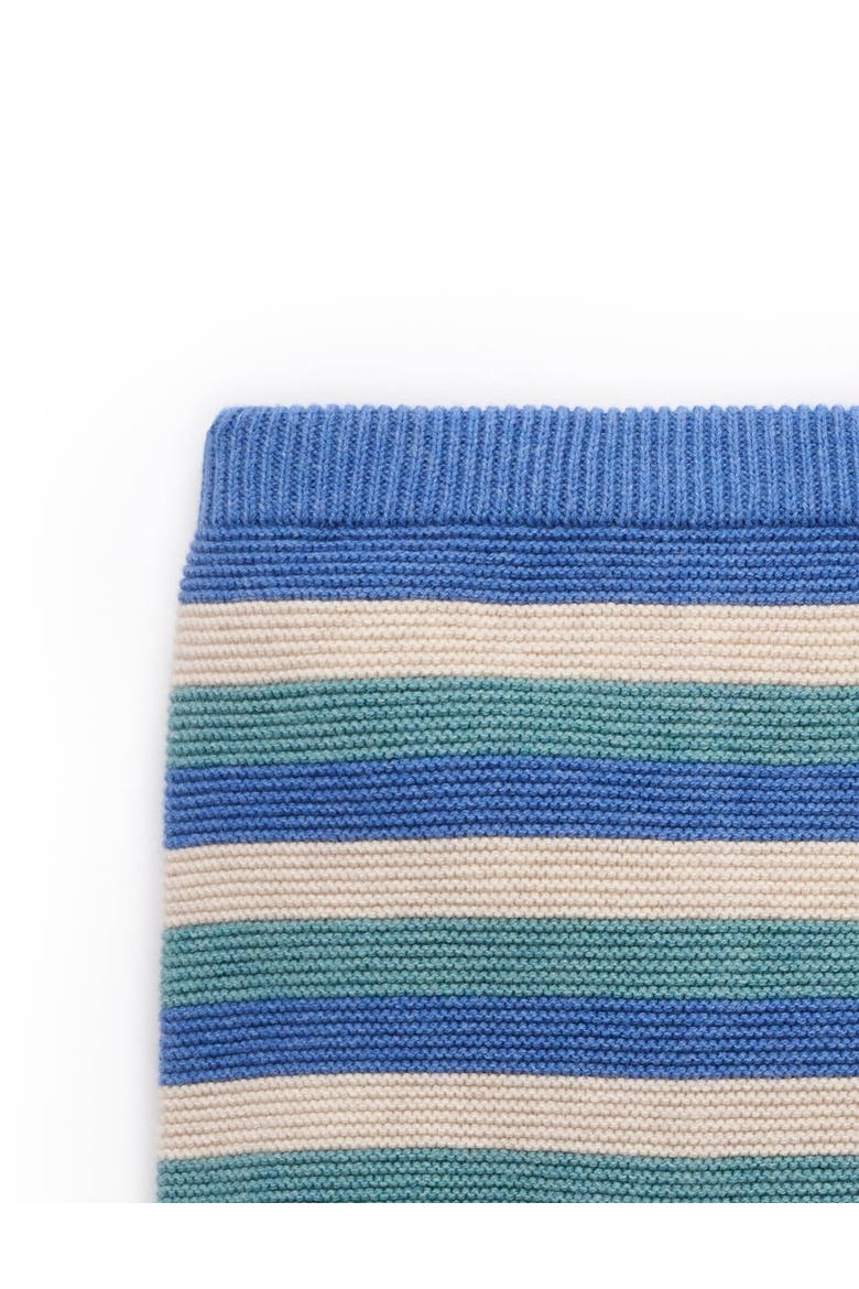 Baby Boy's Knitted Legging, Alternate, color, Duck Egg Stripe