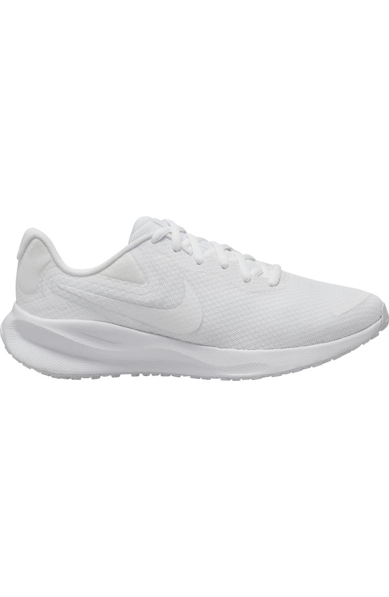 Nike Revolution 7 Running Shoe, Main, color, White/ White