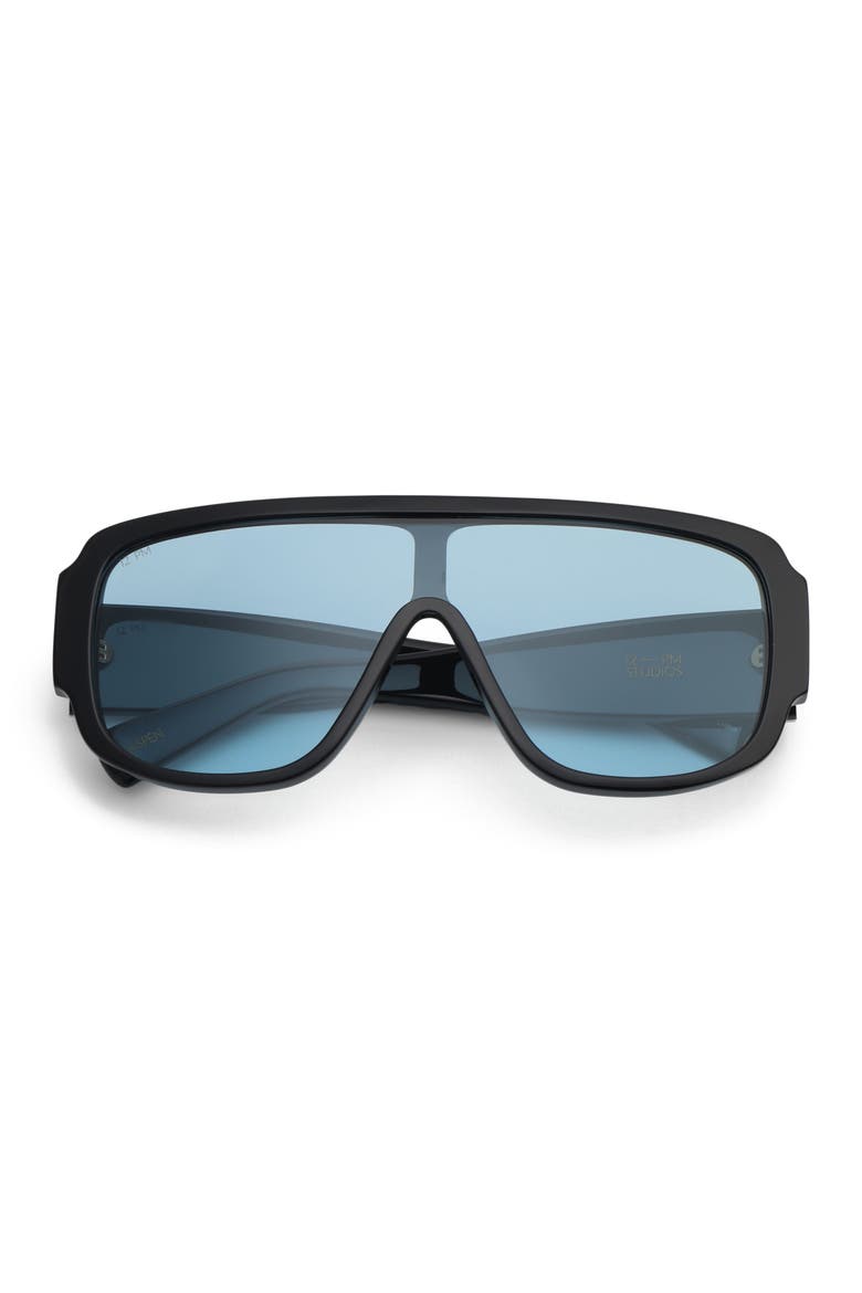 Aspen Shield Sunglasses, Alternate, color, Black/Blue