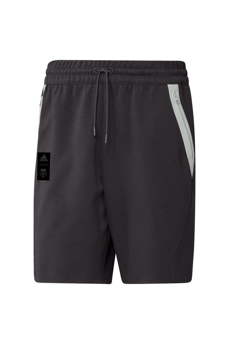 Men's adidas Black Portland Timbers 2023 Player Travel Shorts, Main, color, Black