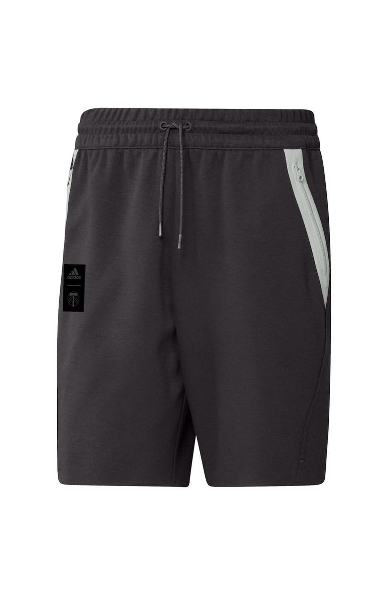 adidas Men's adidas Black Portland Timbers 2023 Player Travel Shorts, Main, color, Black
