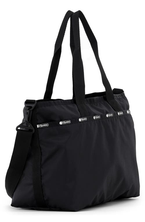 LESPORTSAC LESPORTSAC ZIP TOTE WITH SHOULDER STRAP