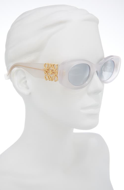 Loewe Anagram 49mm Small Rectangular Sunglasses