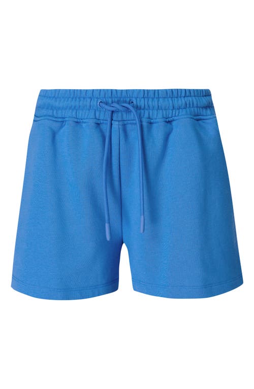 Sweaty Betty Womens Revive Boxy Cotton-blend Shorts Tidal Blue Xxl In Tidal Blue