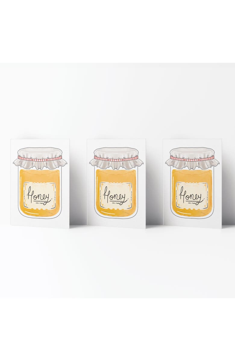 Ramus & Co Everyday Greeting Card Pack (3ct) "Honey Jar", Main, color, Multi-Pack