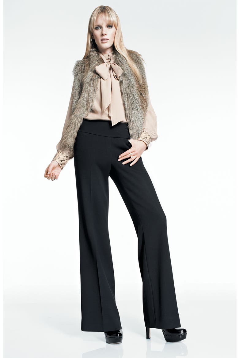 Faux Fur Vest, Alternate, color, CAMEL