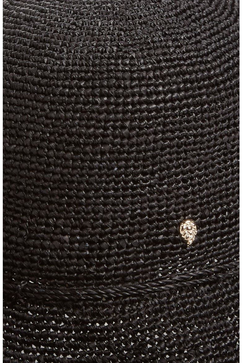 Provence 10 Packable Raffia Hat, Alternate, color, CHARCOAL