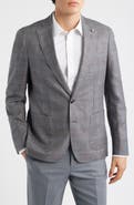 Peter Millar Crown Crafted Pearce Tailored Fit Plaid Soft Sport Coat