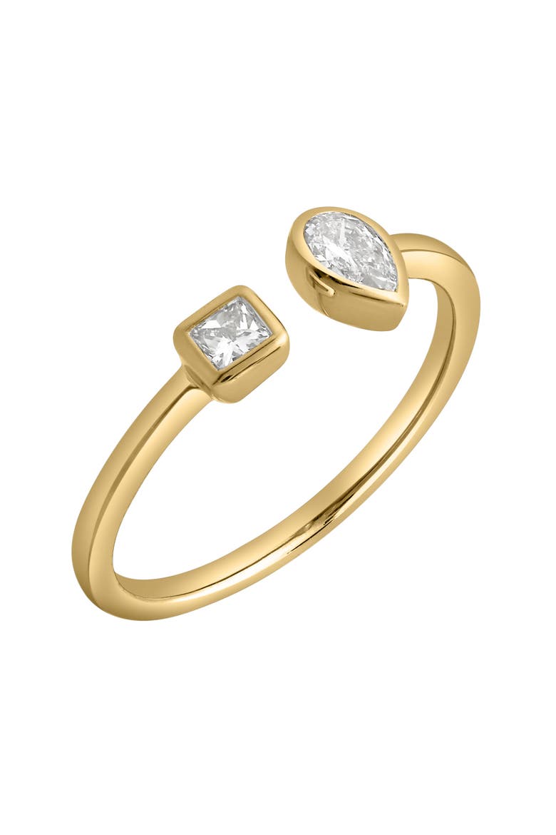 Lyra 14K Gold Lab Grown Diamond Open Ring - 0.34 Ct, Alternate, color, 14K Yellow Gold