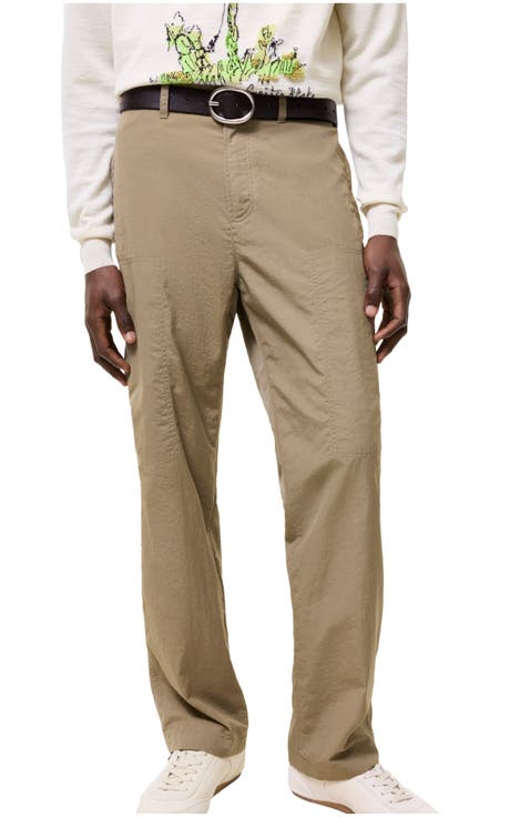 Nylon Cargo Trousers