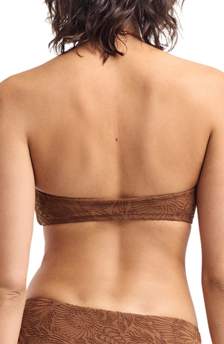 Vitamin A<sup>®</sup> Scoop Bralette Bikini Top, Alternate, color, Driftwood