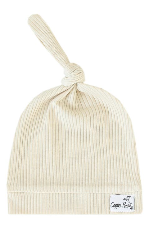Moonstone Rib Top Knot Hat