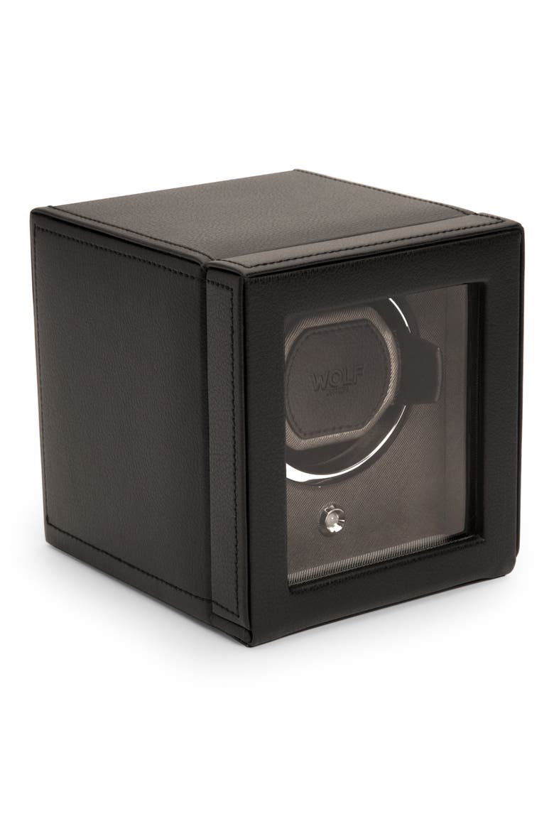 Cub Single Watch Winder, Alternate, color, BLACK