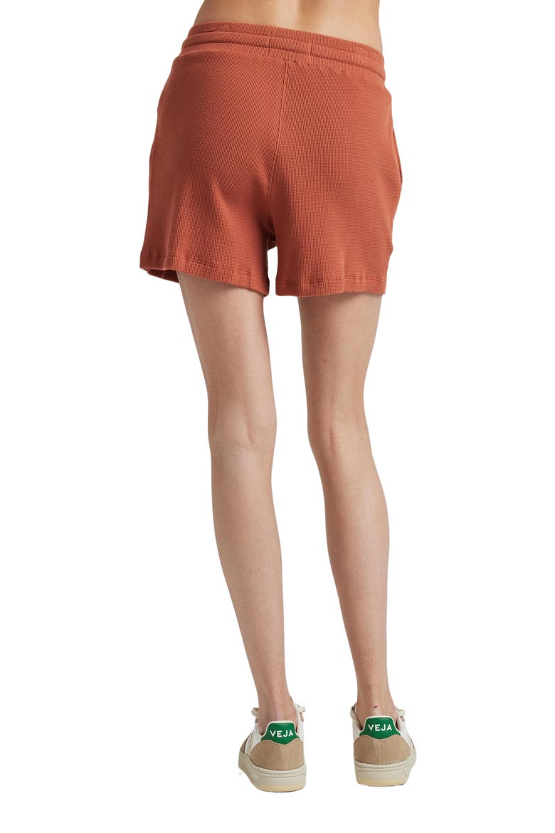 Organic Cotton Drawstring Short, Alternate, color, Baked Clay