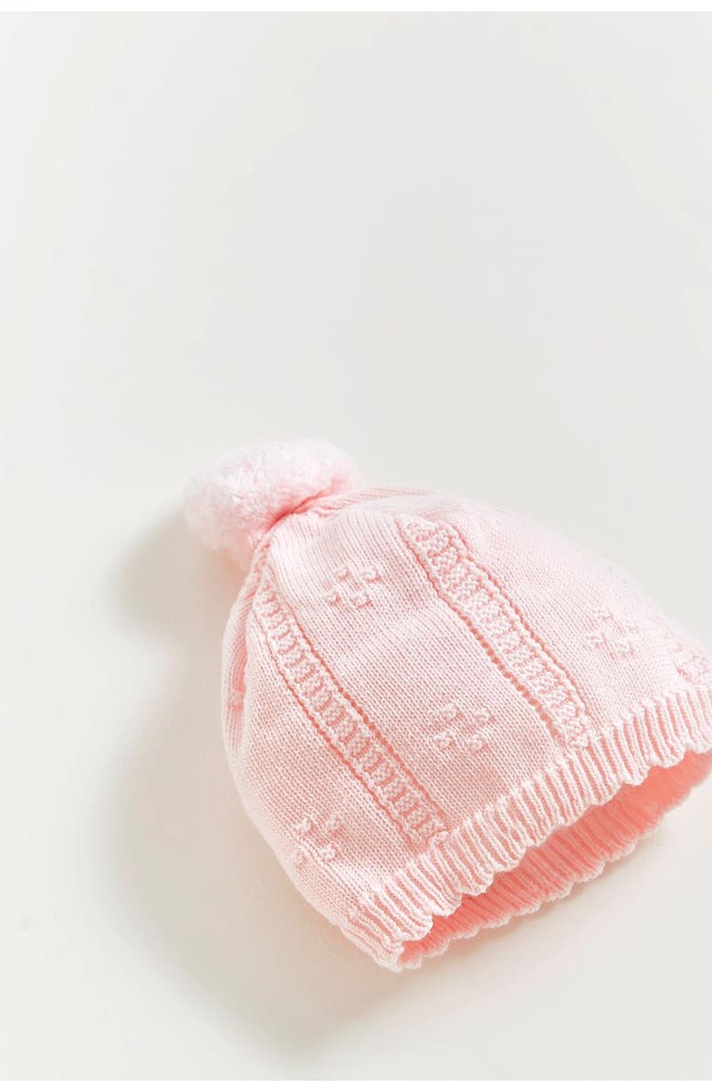 Babycottons Knit Hat 
Booties Set for Infant, Alternate, color, Pink