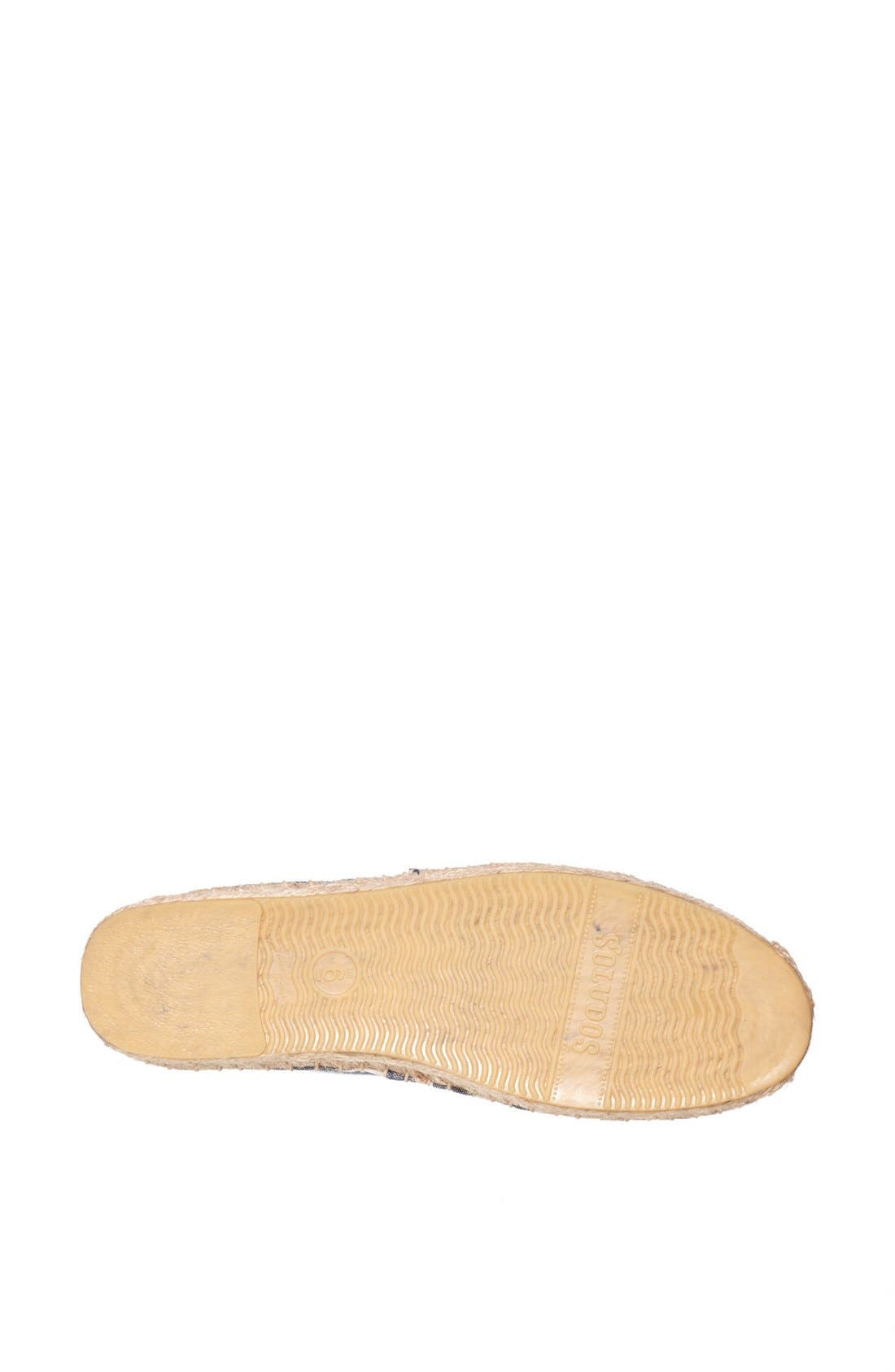 'Classic' Espadrille Slip-On, Alternate, color, LIGHT NAVY/ WHITE