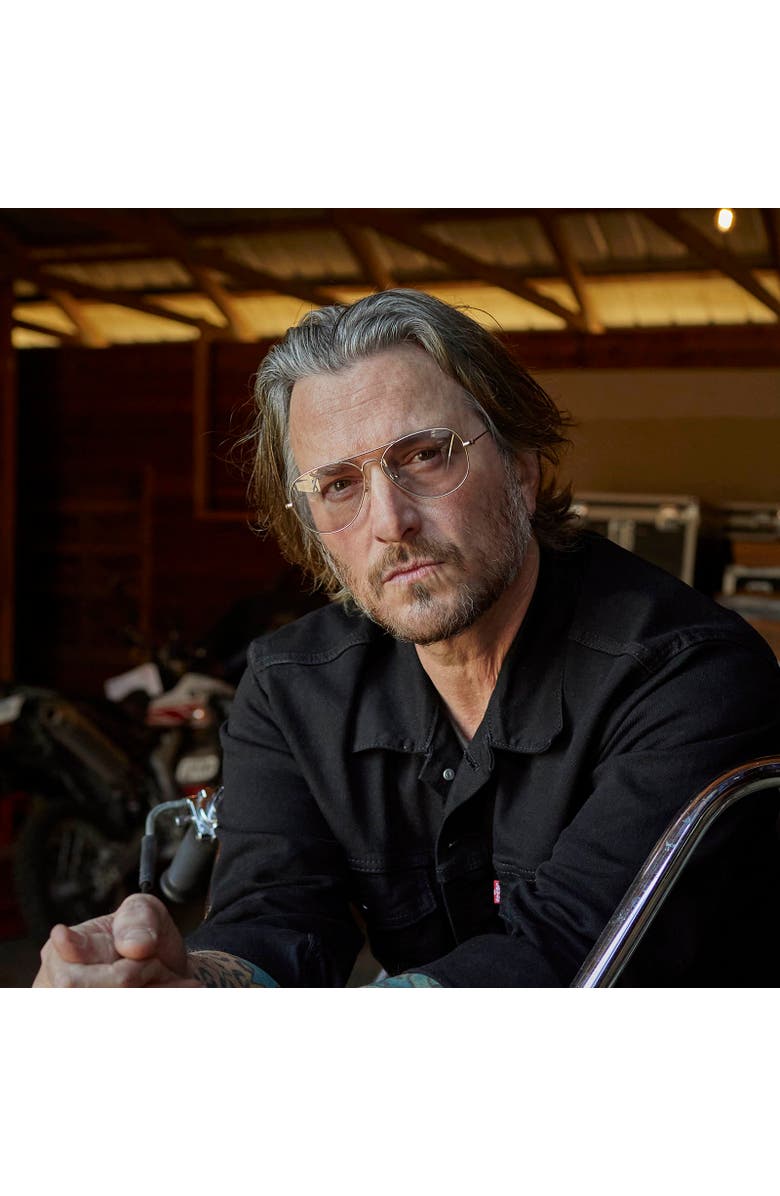 Caddis Mabuhay | Reading Glasses, Alternate, color, Matte Gold Charcoal