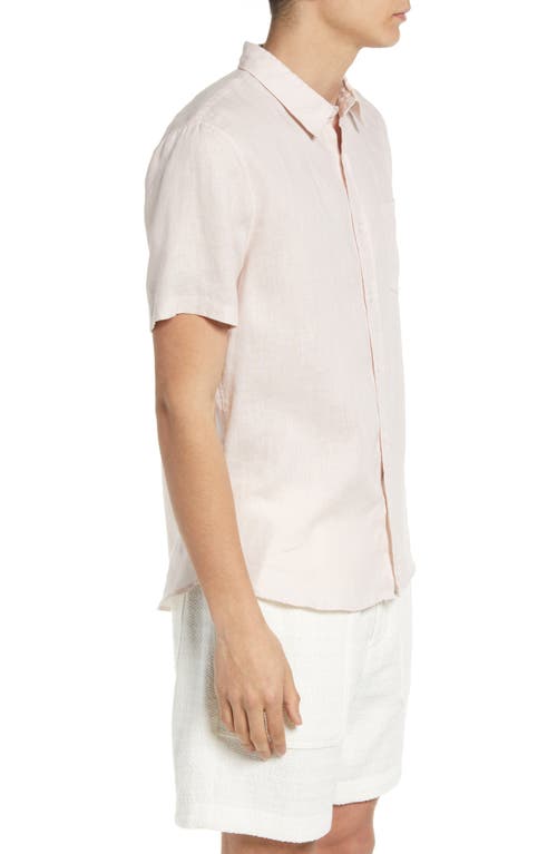 Vince Short-sleeved Linen Shirt