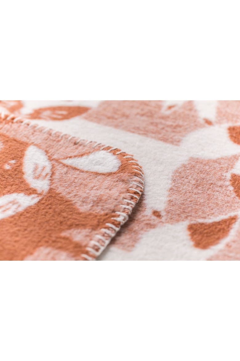Mila Pack Of Foxes Baby Blanket, Alternate, color, Brown