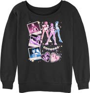 KPop Demon Hunters Junior's KPop Demon Hunters Huntrix Cute Instant Film Portrait Sweatshirt