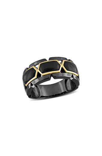 Men's Onyx Bang Ring