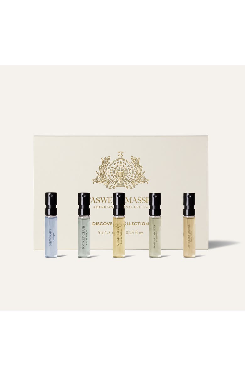 Caswell-Massey Five Fragrance Discovery Collection, Main, color, Transparent