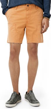 John Varvatos Jayden Seamed Stretch Cotton Shorts