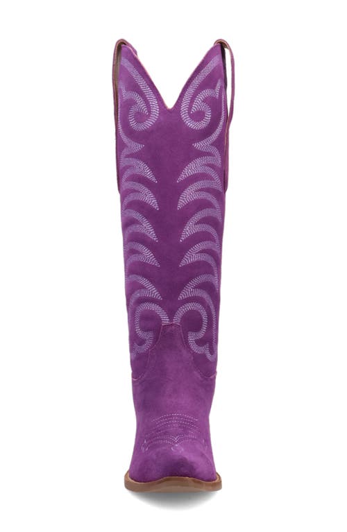 Dingo Movin On Western Boot In Purple