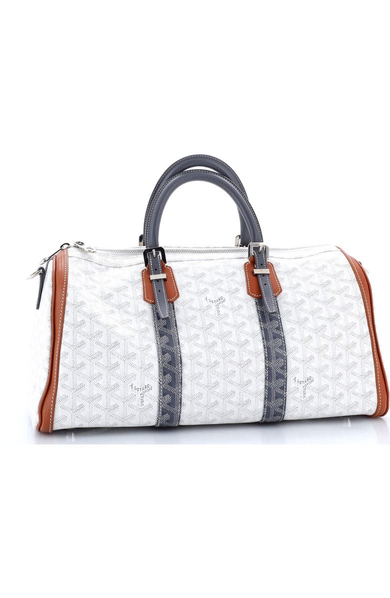 Pre-Owned Goyard Croisiere Bag Coated Canvas 35, Alternate, color, White