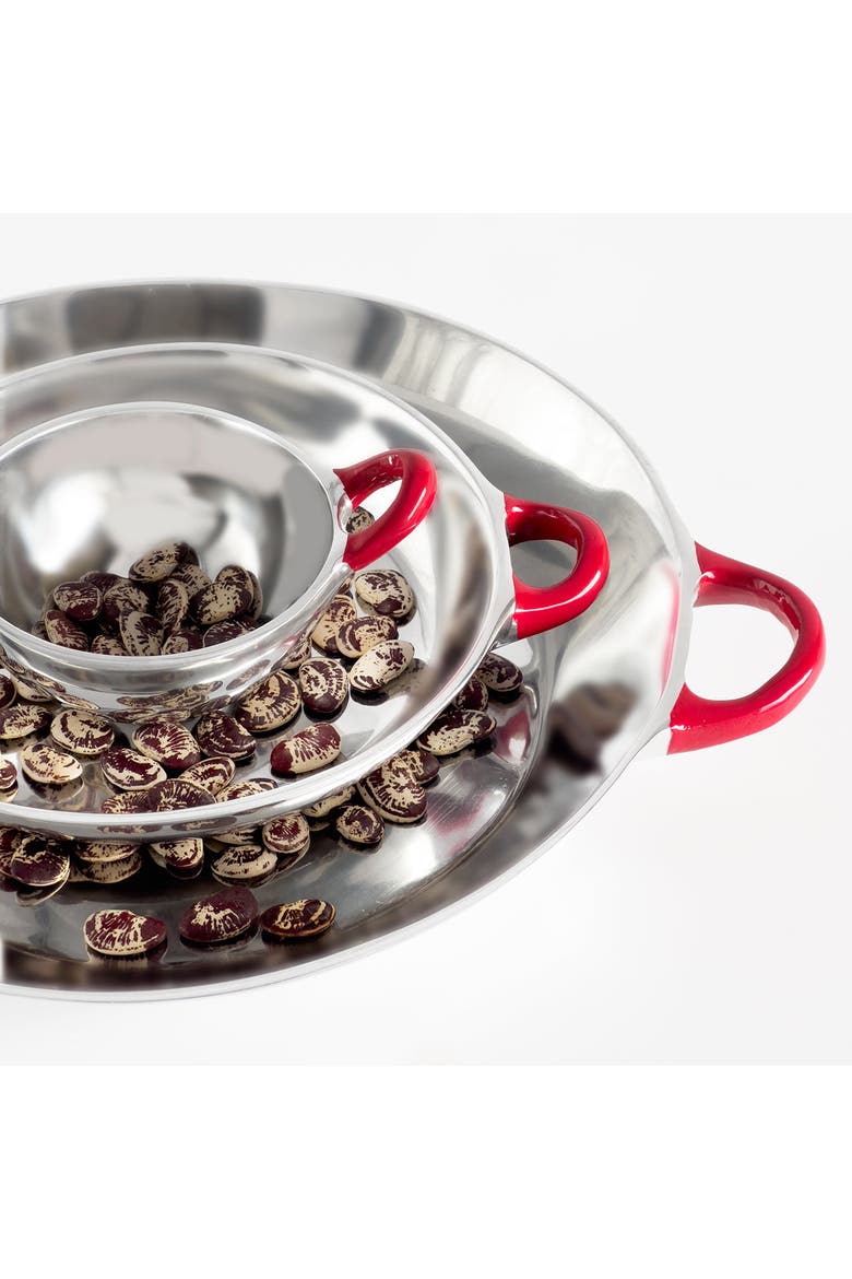 San Miguel Condiment Tray, Alternate, color, Silver
