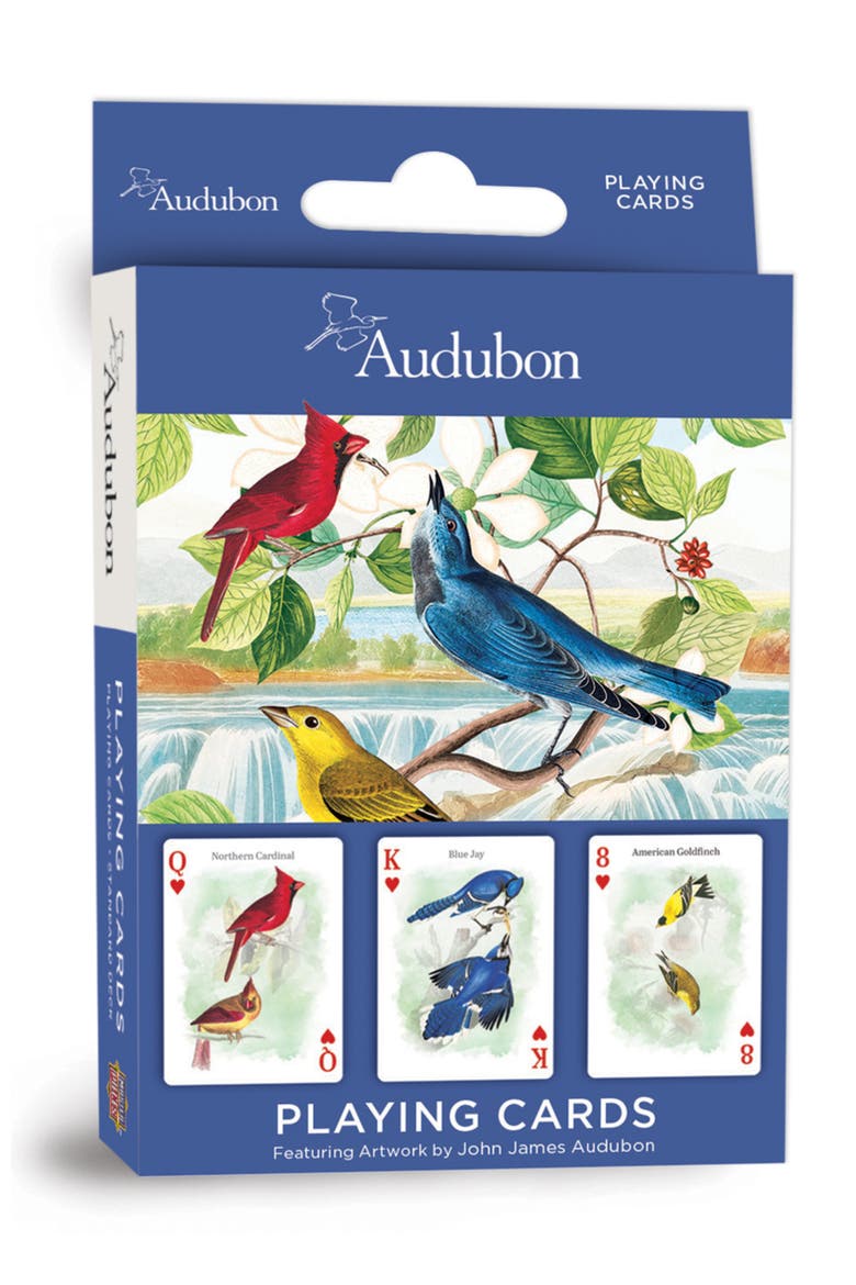 Audubon Playing Cards, Main, color, Multicolor