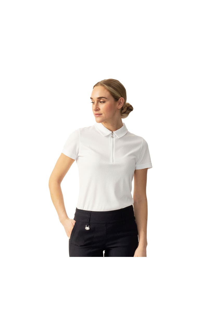 Daily Sports Peoria Womens Golf Polo, Main, color, White